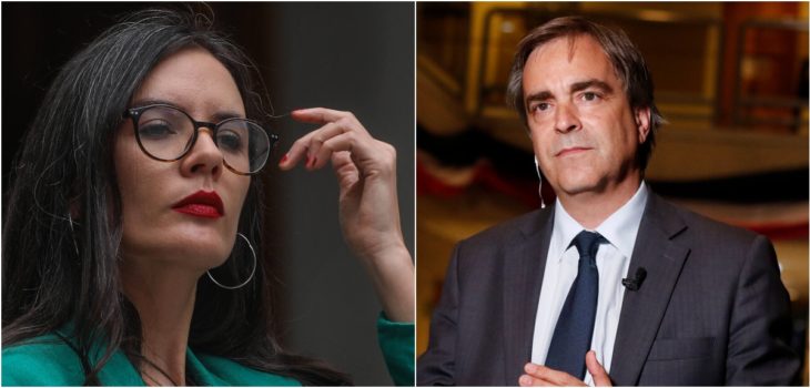 Luciano Cruz-Coke y Camila Vallejo por reforma tributaria