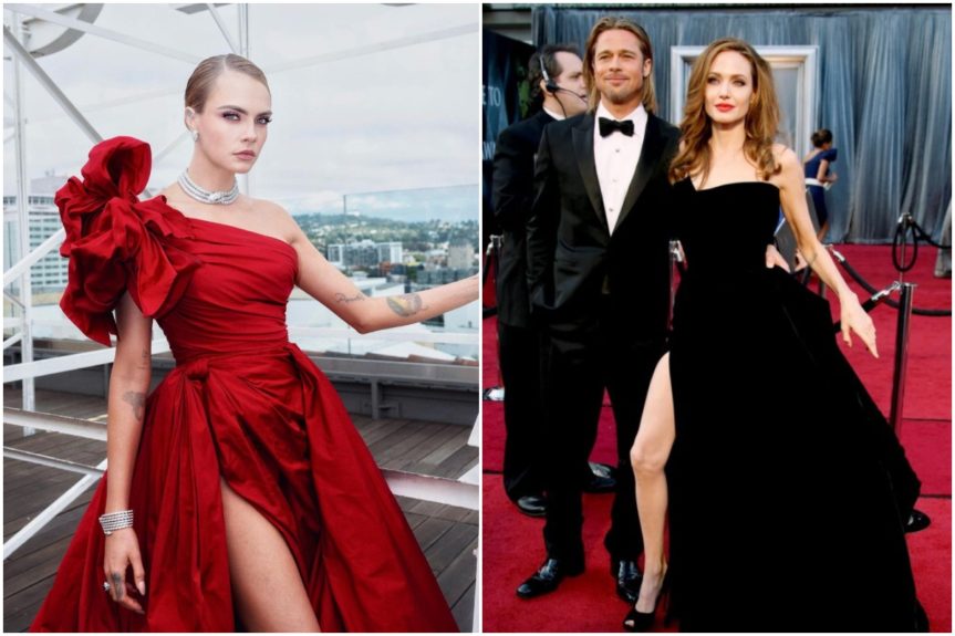 Cara Delevingne hizo guiño a Angelina Jolie en Los Oscar