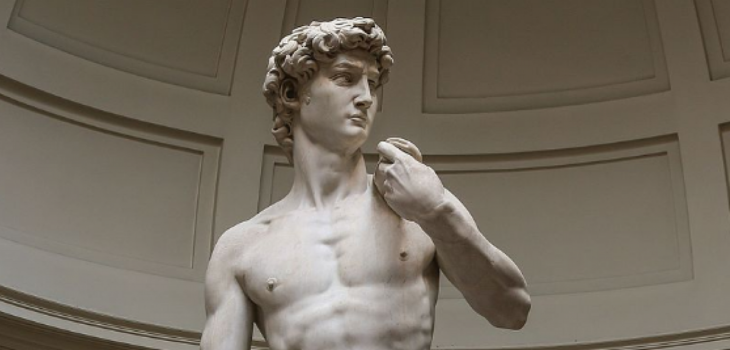 Profesora de EEUU debió renunciar tras mostrar fotos de escultura del 'David' de Miguel Ángel