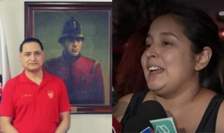 Esposa Claudio Villar vigilante DGAC fallecido aeropuerto