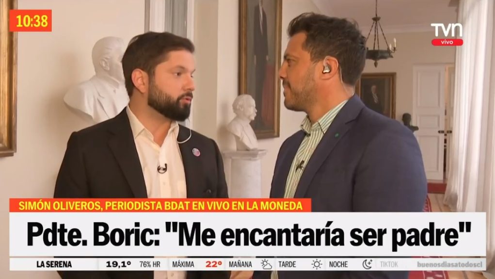 Gabriel Boric Buenos Días a Todos