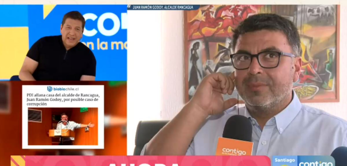 El áspero cruce entre alcalde de Rancagua y JC Rodríguez.