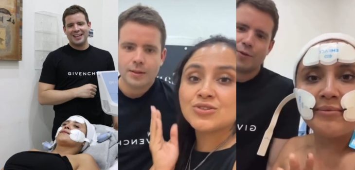 Llegó a Chile revolucionara máquina que rejuvenece el rostro sin agujas: Pamela Leiva inició proceso