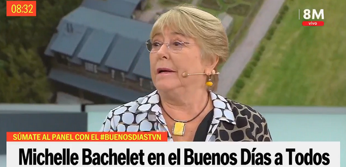 Michelle Bachelet afirmó que no volvería a La Moneda: "Totalmente descartado"