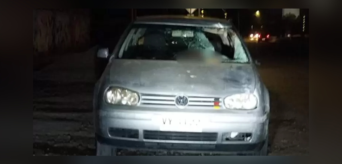 Encuentran vehículo abandonado en Quinta Normal: tenía una mano humana en el parabrisas