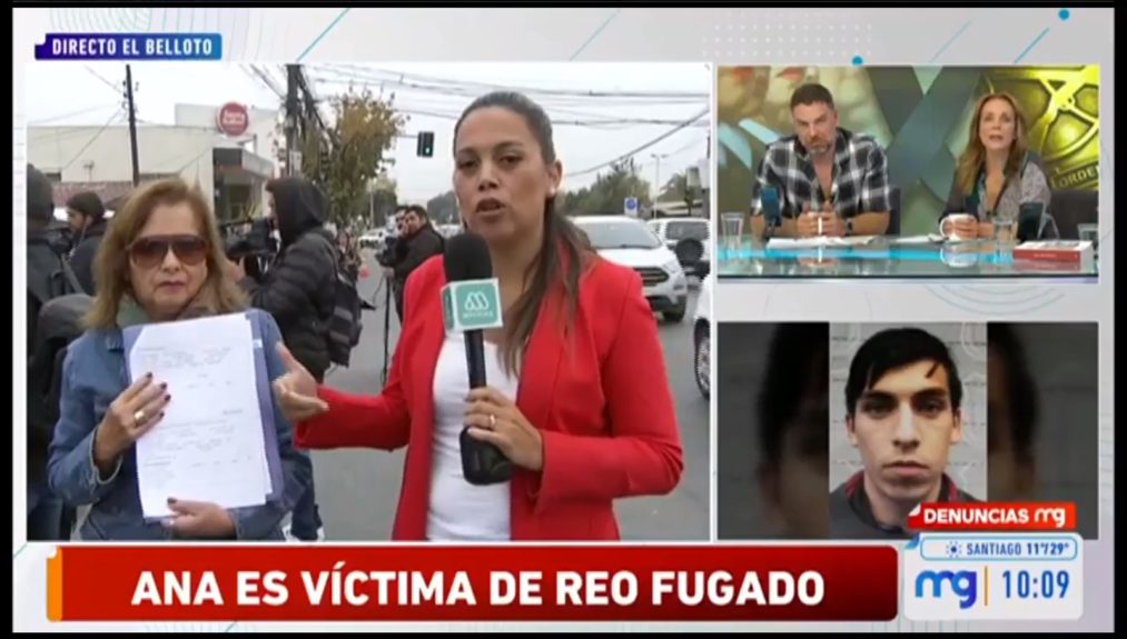 víctima reo fugado muerte sargento olivares