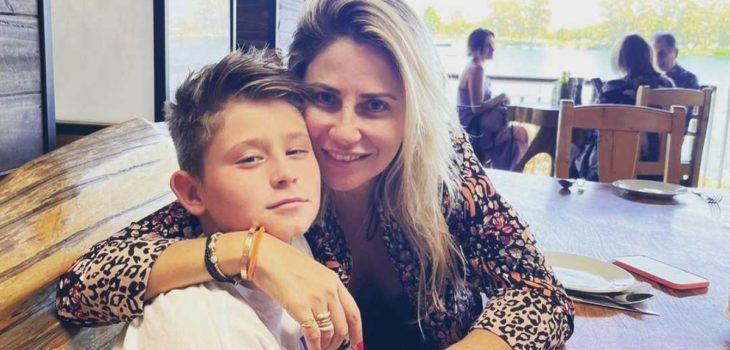 Gissella Gallardo cumpleaños hijo