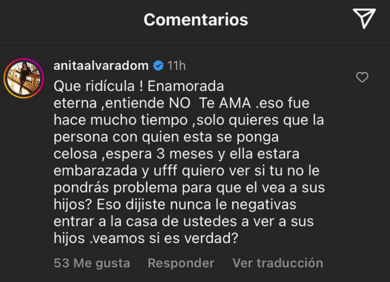 Anita Alvarado le pegó tremendo palo a Daniela Aránguiz: "Entiende"