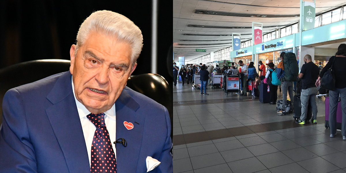 Don Francisco relató “desastrosa” experiencia en Aeropuerto de Santiago