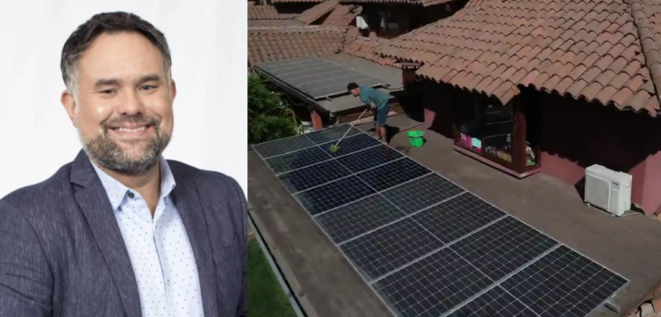 Gianfranco Marcone detalló millonaria inversión en ocho paneles solares.