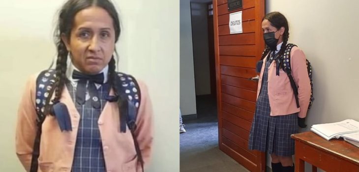 Hombre fue detenido tras ser descubierto disfrazado de alumna en baño de colegio de mujeres en Perú