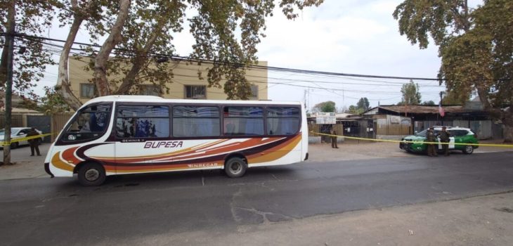 homicidio bus peñaflor