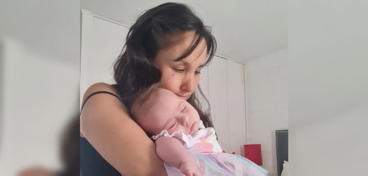 Icha Sobarzo hija Laura 6 meses