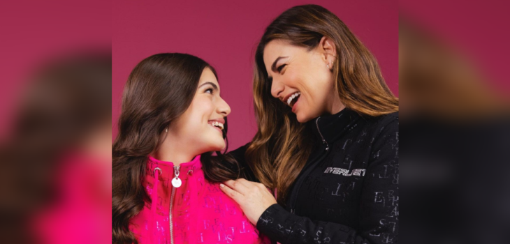 Ingrid Cruz y su hija se lucen en publicidad de conocida marca deportiva.