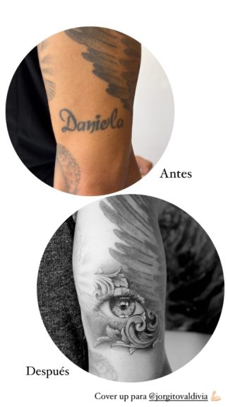 Jorge Valdivia habría cubierto su tatuaje en honor de Daniela Aránguiz.