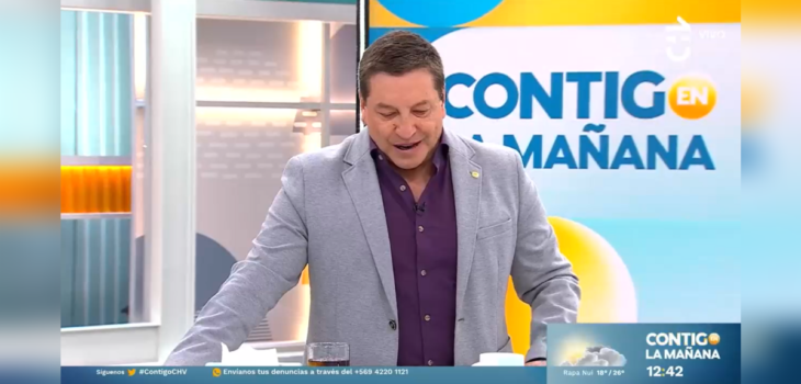 Julio César Rodríguez se emocionó al despedir a querido trabajador de CHV.