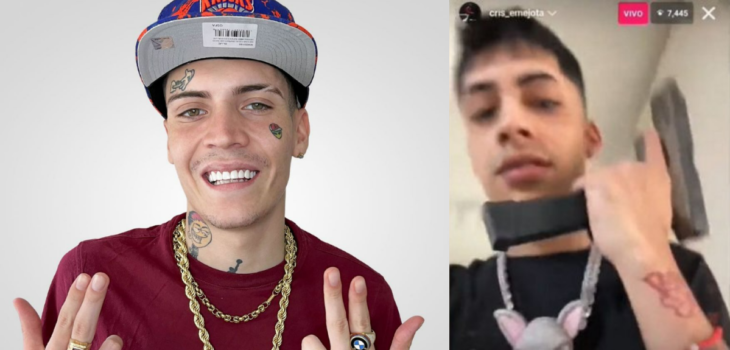 Marcianeke se refirió a la polémica de Cris MJ con un arma.