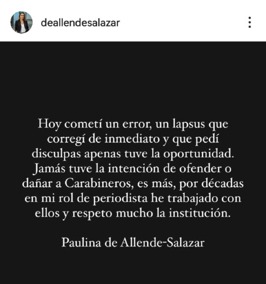 Paulina de Allende Salazar despido Mega mensaje