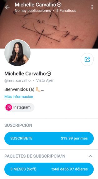 Michelle Carvalho OnlyFans