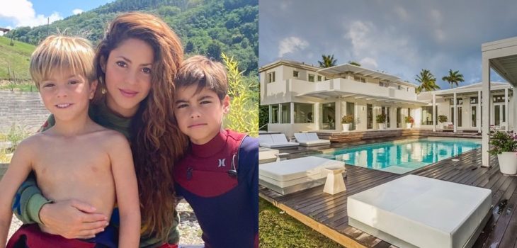Sí que factura: las imágenes de la multimillonaria mansión donde vivirá Shakira y sus hijos en Miami