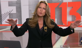 Soledad Onetto protagonizó cómico momento en T13 Central al cantar como Shakira: "Pa' tipos como tú"