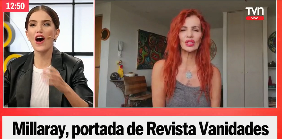 Mónica Aguirre sorprende en el matinal de TVN