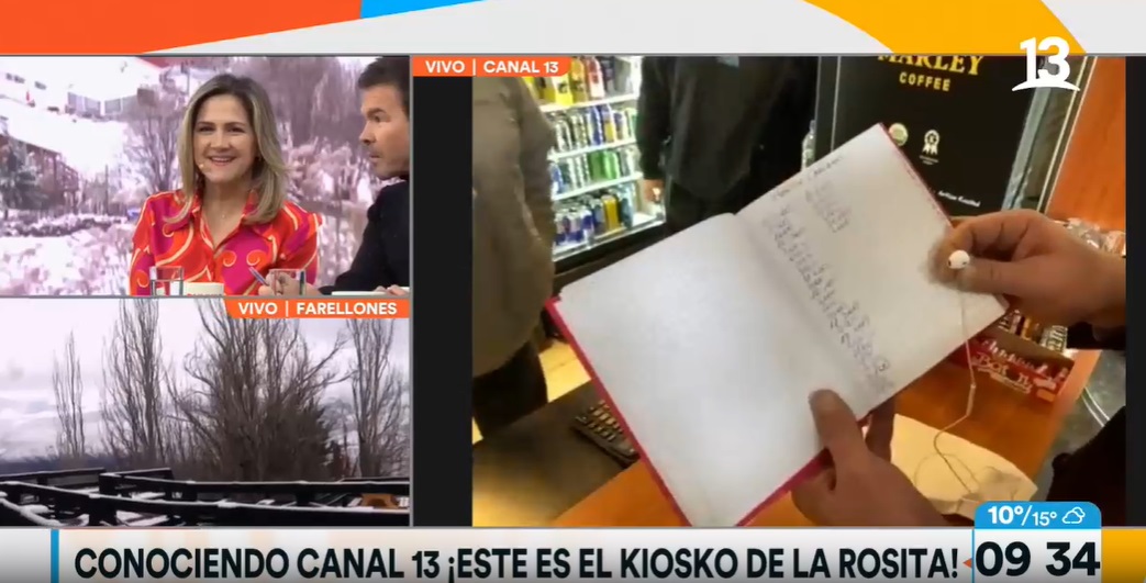 Deuda de Martín Cárcamo en kiosko de Canal 13