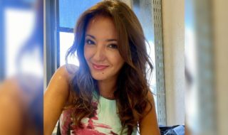 Priscilla Vargas con Antonio Banderas