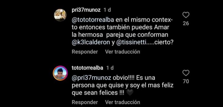 Toto Torrealba mensaje