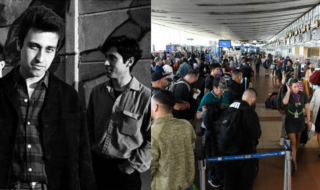 Canción de Los Prisiones sorprendió a pasajeros del Aeropuerto de Santiago.