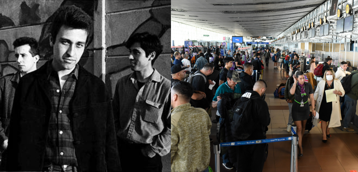 Canción de Los Prisiones sorprendió a pasajeros del Aeropuerto de Santiago.