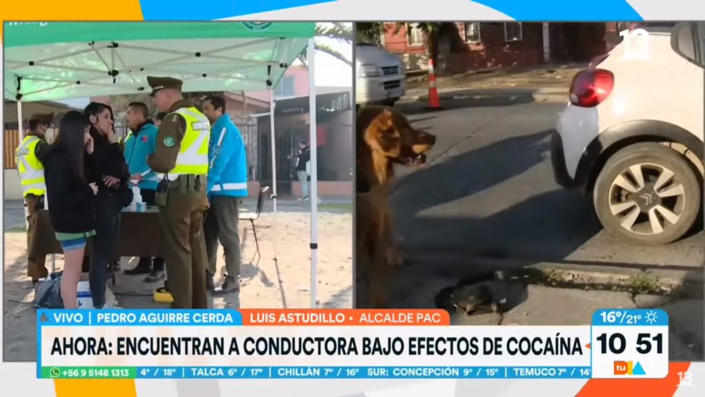conductora detenida cocaína menor de edad