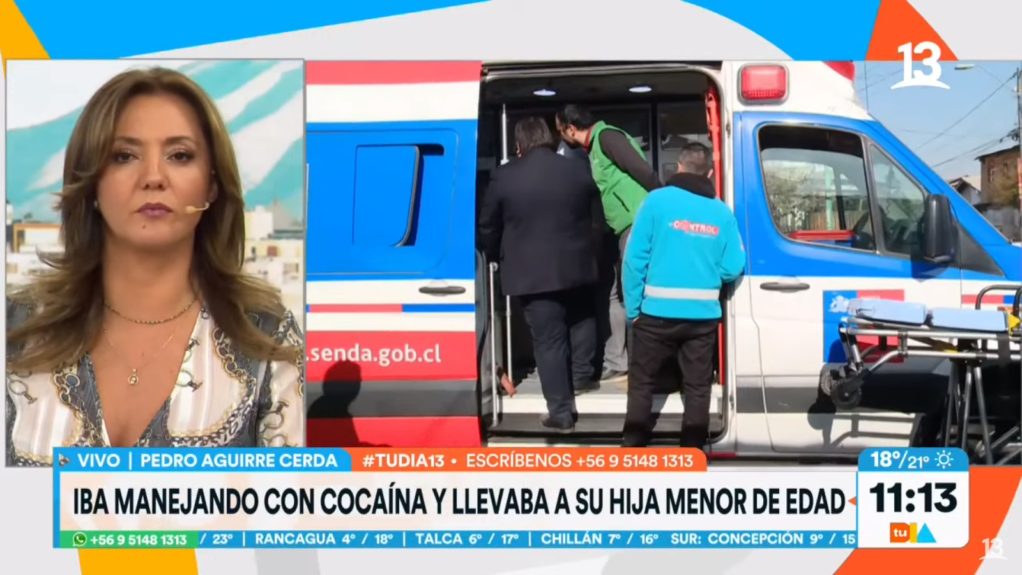 mujer detenida efectos cocaína menor de edad