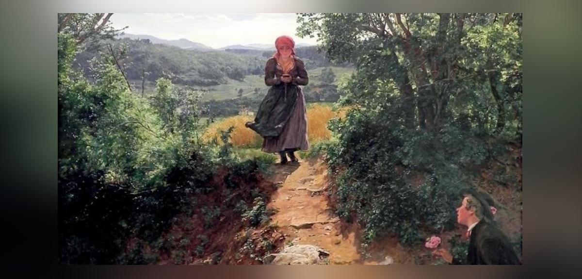 ¿Tiene un smartphone en la mano? El cuadro del año 1860 que genera desconcierto en internet