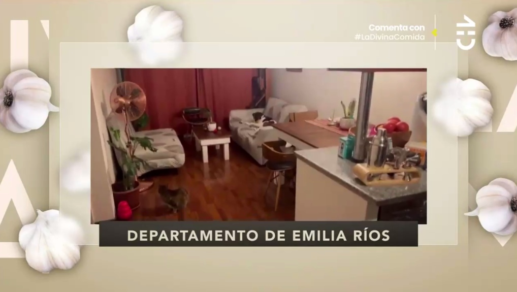 Emilia Ríos, alcaldesa de Ñuñoa, mostró su "sencillo" departamento en La Divina Comida: realizó tour