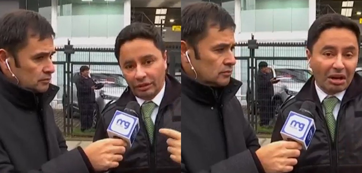 ¿Trabajador del año? Hombre se coló en despacho de Mucho Gusto para hacer especial promoción