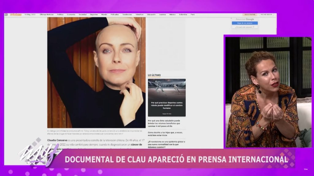Documental Claudia Conserva prensa internacional