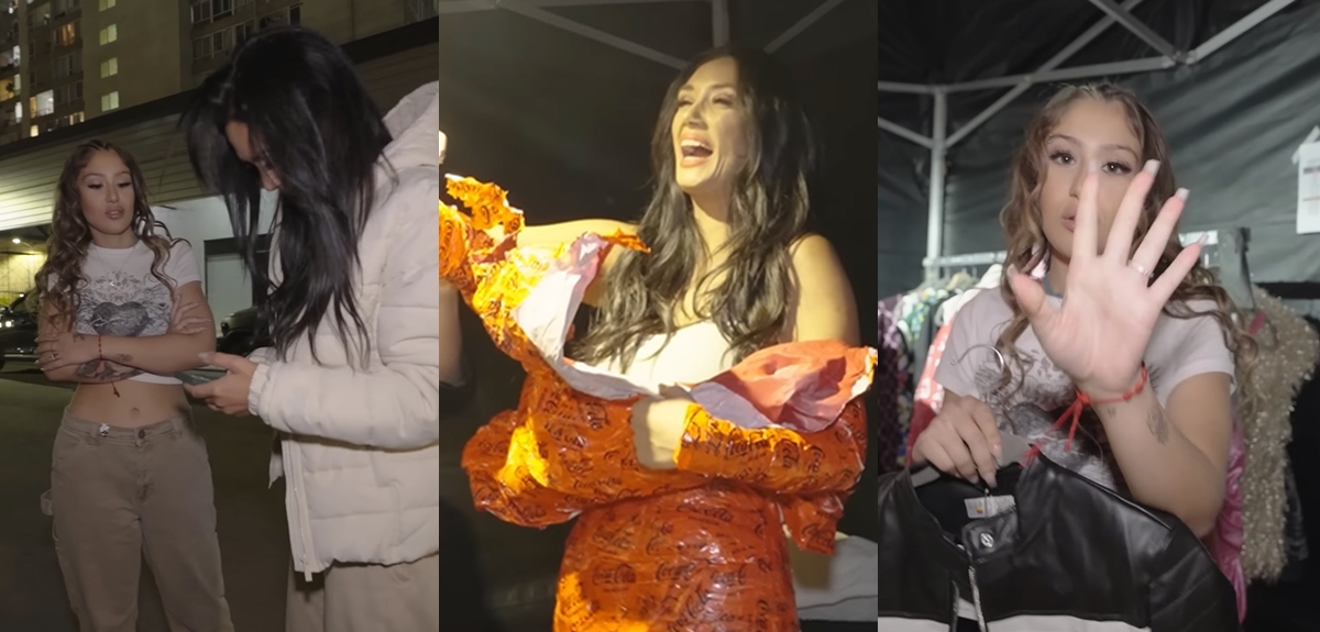 Ella 'enguinchada' y su hija a lo Rosalía: Pamela Díaz mostró backstage de comercial con Trini Neira