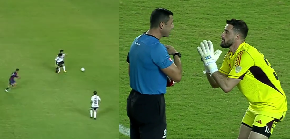 El nuevo error de Falcón que provocó la expulsión de De Paul en duelo de Colo Colo ante Monagas.