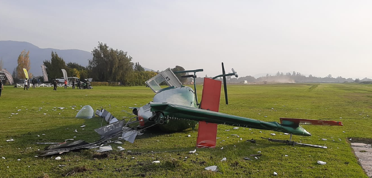 Heridos por caída de helicóptero de Carabineros aumentan a tres: civil fue golpeado por esquirla