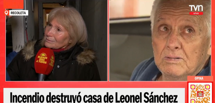 Incendio destruyó casa de Leonel Sánchez y sus recuerdos: 