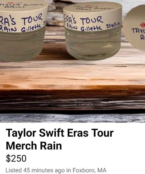 lluvia concierto Taylor Swift