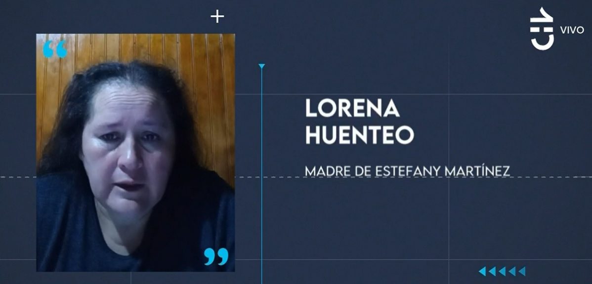 Lorena Huenteo madre joven desaparecida en Lebu