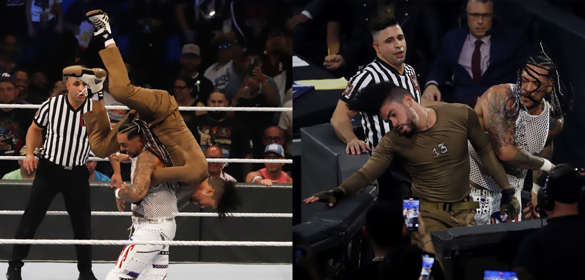 Bad Bunny mostró las secuelas de su 'pelea callejera' en la WWE: así quedó su espalda