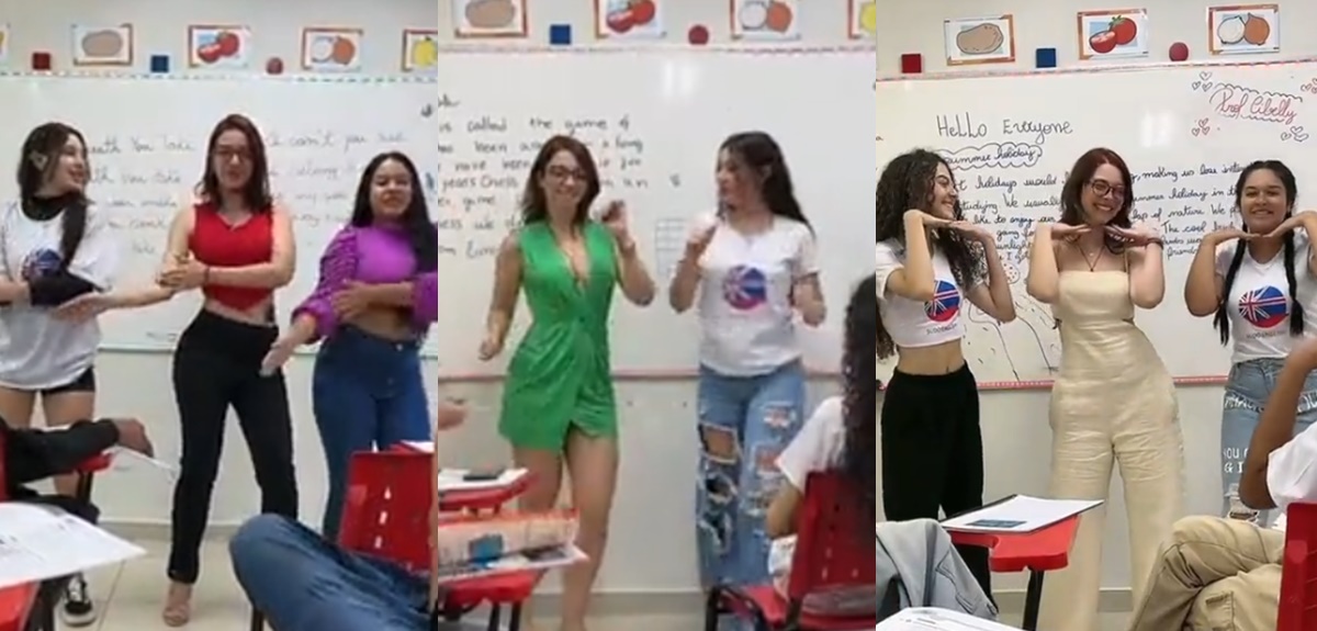 Profesora brasileña que la rompe bailando con sus alumnos fue despedida