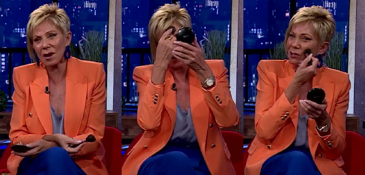 El cómico autotroleo de Raquel Argandoña por su maquillaje: lo intentó arreglar en pantalla