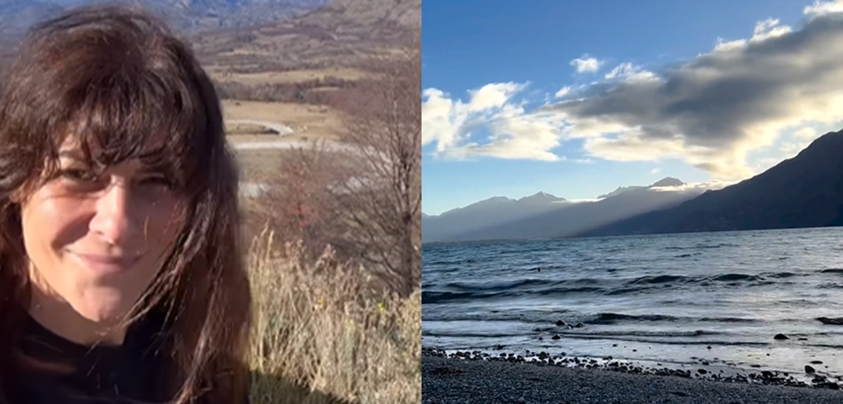 Tonka Tomicic mostró las soñadas postales y videos de su viaje en solitario por el sur de Chile