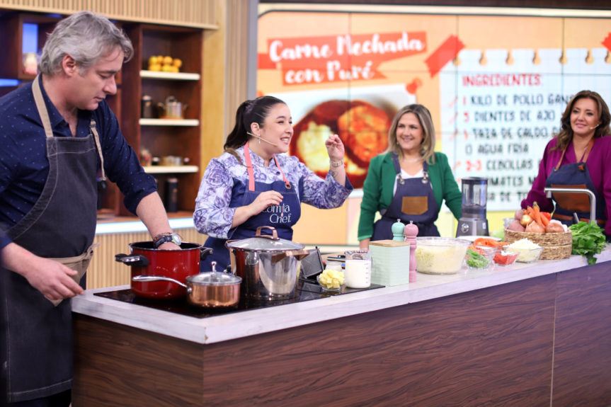 Camila Chef cocinando en Tu Día