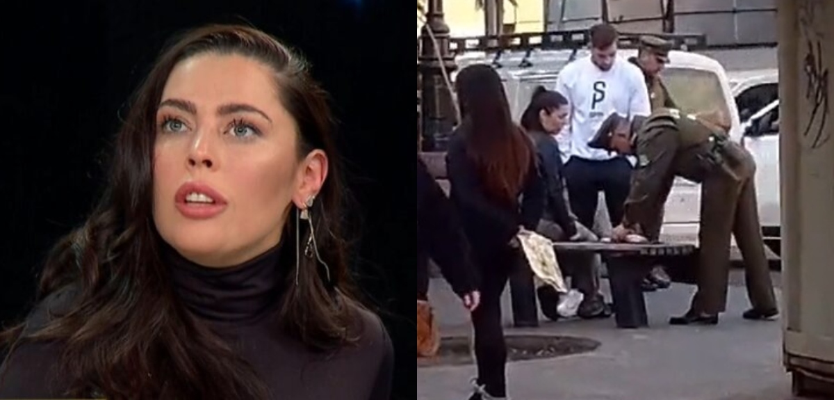 Daniela Aránguiz fue multada por Carabineros