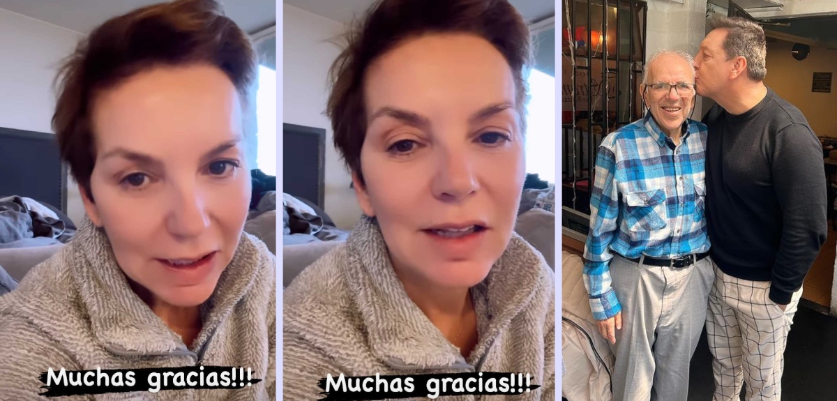 Fran García-Huidobro agradeció las muestras de cariño a Julio César Rodríguez y su hijo